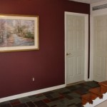 Right side door leads to workshop/storage/laundry room